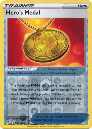 Vivid Voltage Hero’s Medal #152/185 reverse holo